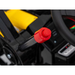 Elektrický traktor/bager - žltý